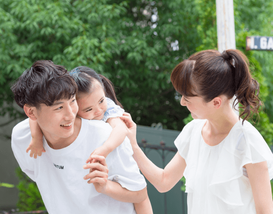 楽しそうな家族